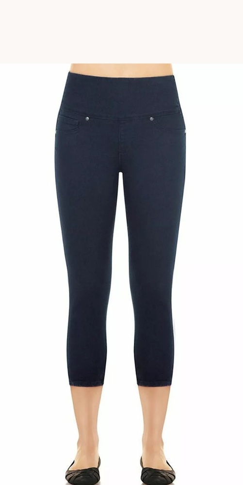 Spanx cropped denim leggings